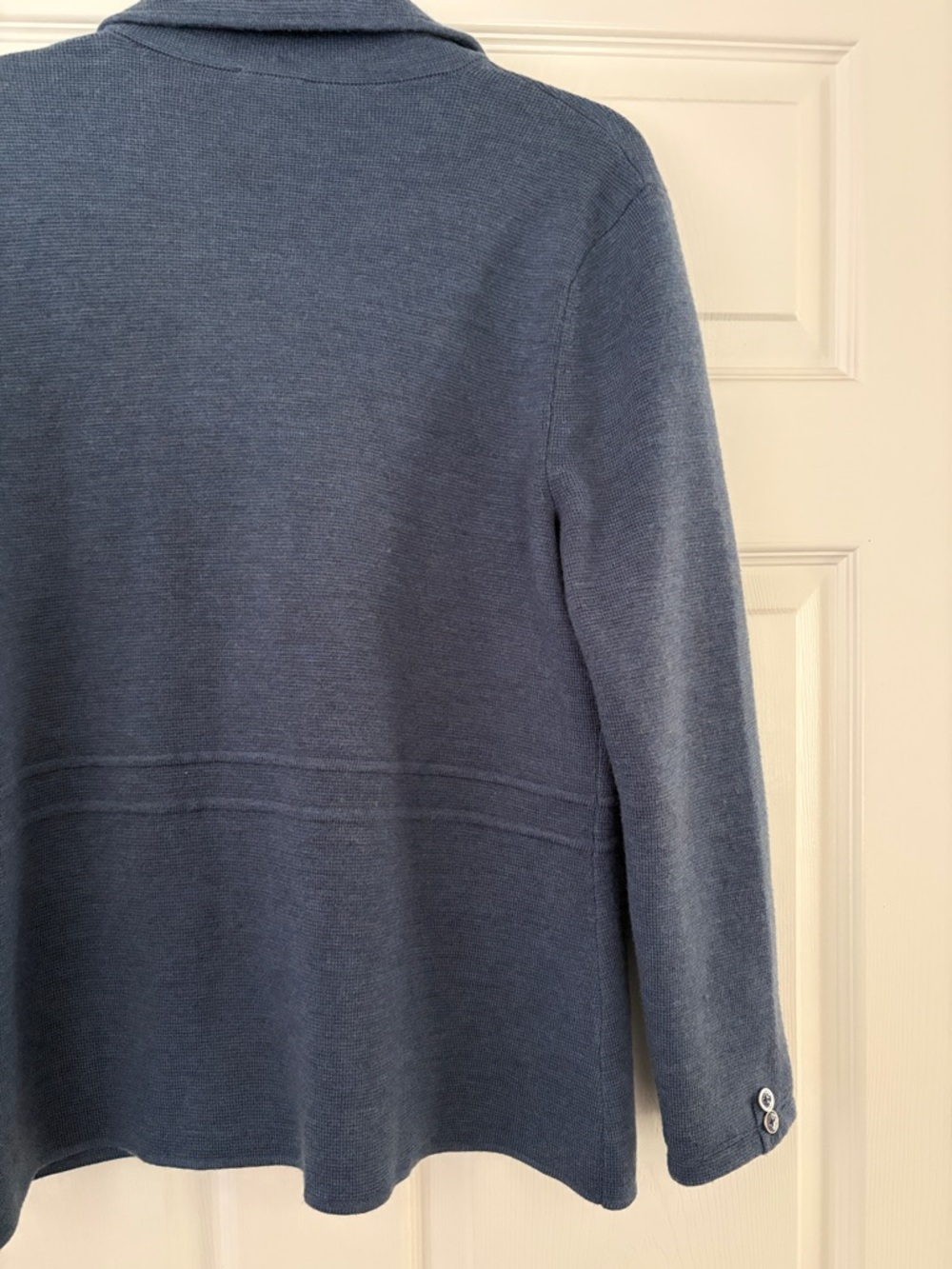 Talbots Blue Knit Blazer Jacket - Picture 9 of 9